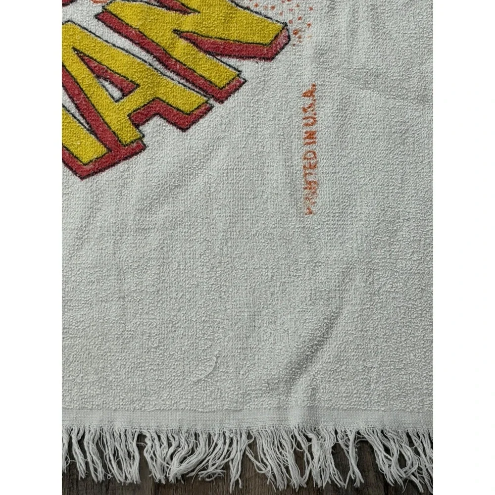 Vintage 1978 Cannon Beach Bath Towel Marvel The Amazing Spiderman‎ Cotton USA